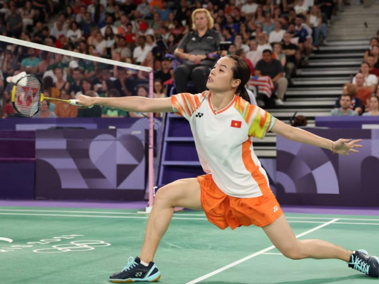 Tay vợt Nguyễn Thuỳ Linh chiến thắng thuyết phục tại trận mở màn Olympic 2024