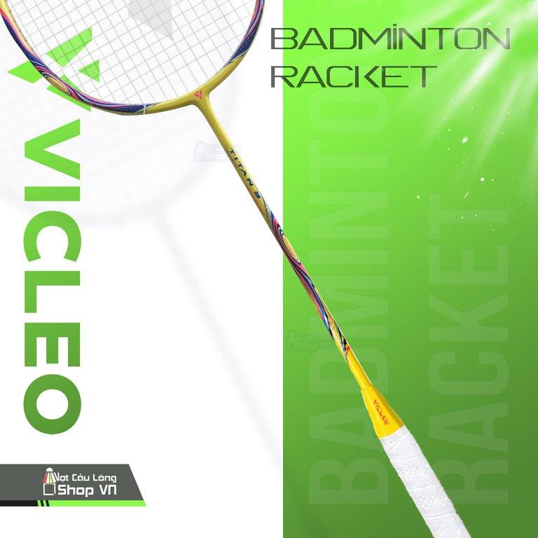 Vợt cầu lông Vicleo Titan 3 màu vàng