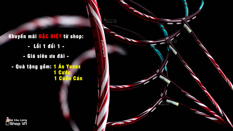 Chương tr&igrave;nh khuyến m&atilde;i của Yonex Astrox 100ZZ Kurenai 2021