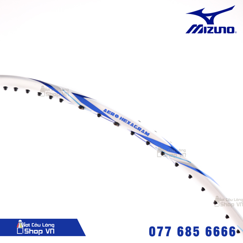 Công nghệ Aero Hexagram của vợt Mizuno JPX 8.1 xanh hiện đại