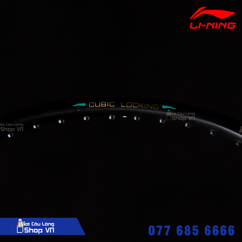 C&ocirc;ng nghệ Cubic Locking của vợt Lining Aeronut 9000i