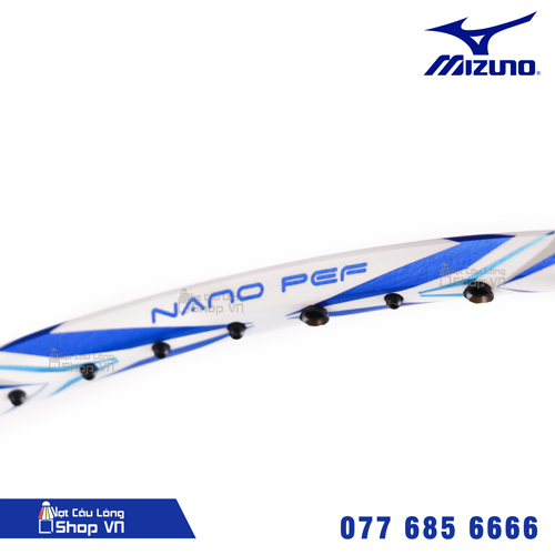 Công nghệ NanoPEF của vợt Mizuno JPX 8.1 xanh giảm độ rung mang lại sự ổn định trong khung vợt