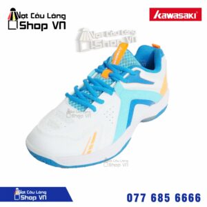 Giày cầu lông Kawasaki K1B50-A3310 Trắng xanh