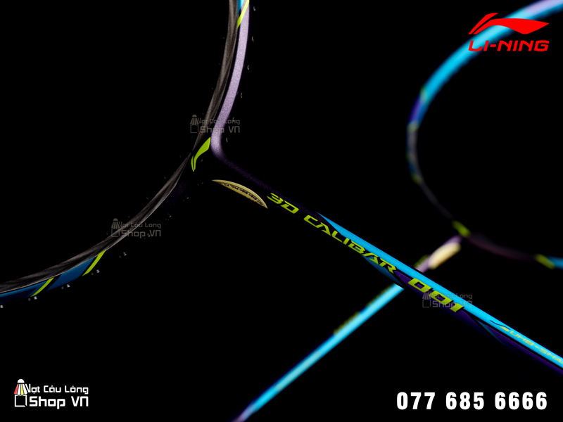 Khớp nối chữ T của vợt Lining 3D Caliber 001 m&agrave;u xanh chắc chắn