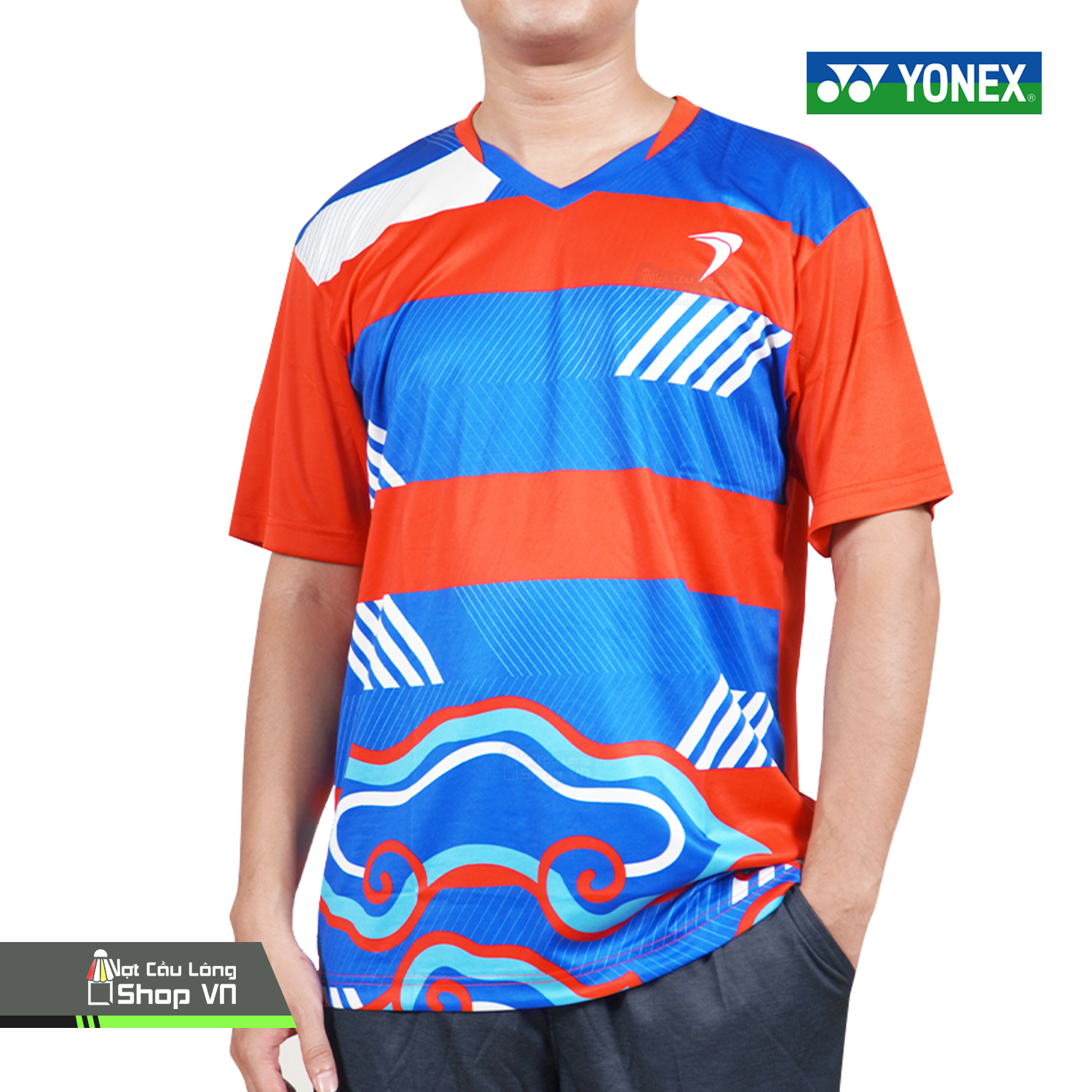 Áo Cầu Lông Flypower Mandala Wangl 12 (red/navy)