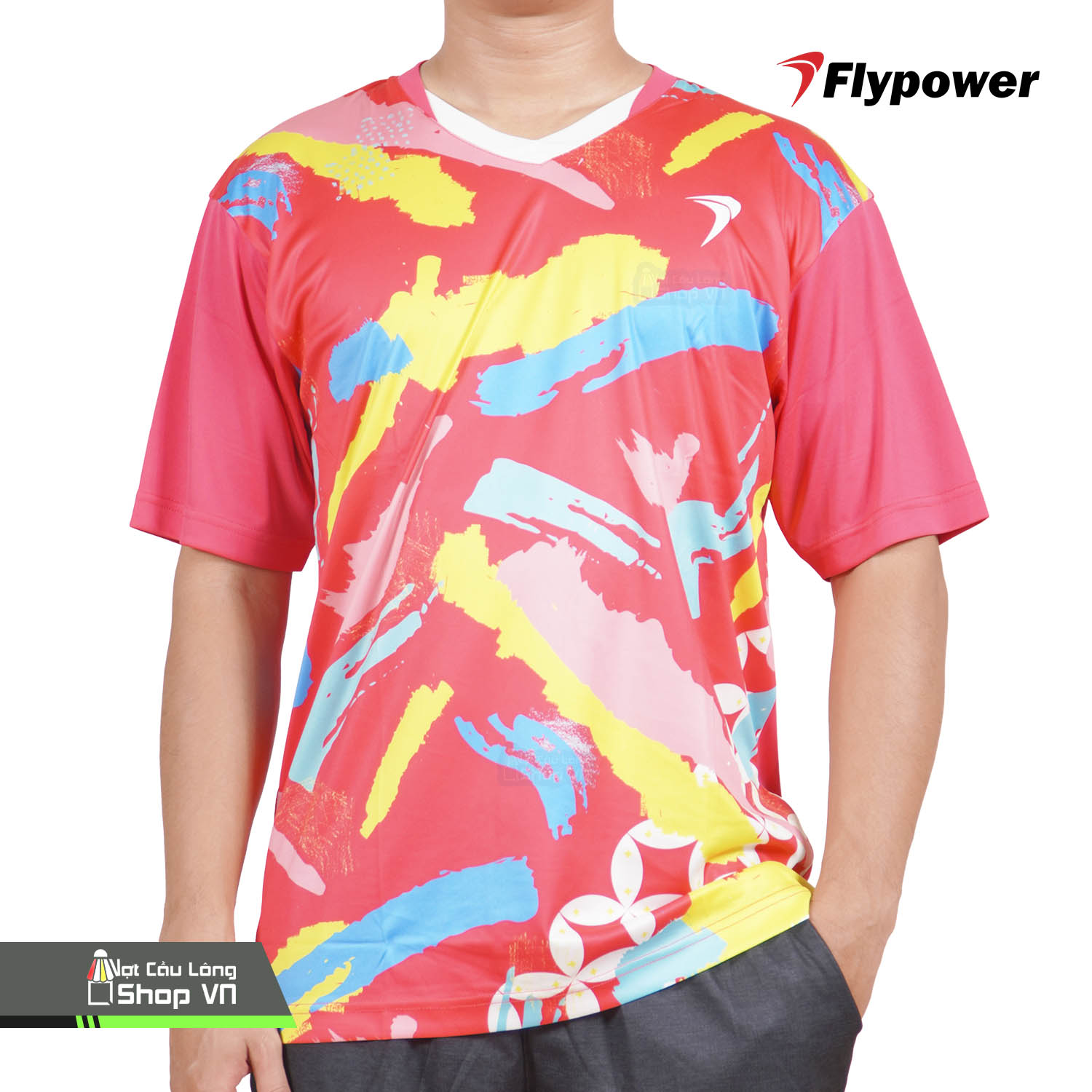 Áo Cầu Lông Flypower Rinjani 14 (hot Pink)