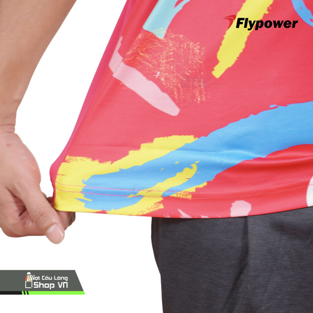 Áo cầu lông Flypower Rinjani 14 màu hồng