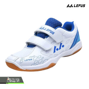 Giày cầu lông trẻ em Lefus L1086 – Trắng Xanh