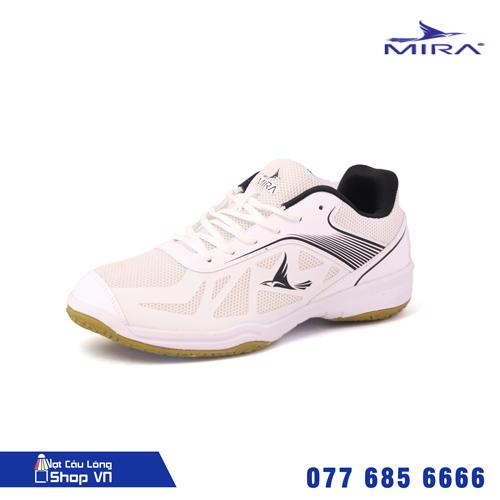 Giày cầu lông Mira Lighting 19.1 trắng