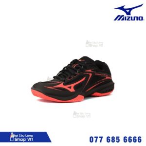 Giày cầu lông Mizuno Wave Claw EL đen đỏ – Mã JP