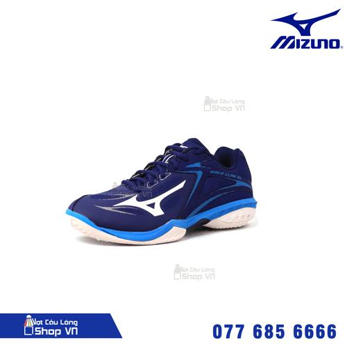 Giày cầu lông Mizuno Wave Claw EL xanh – Mã JP