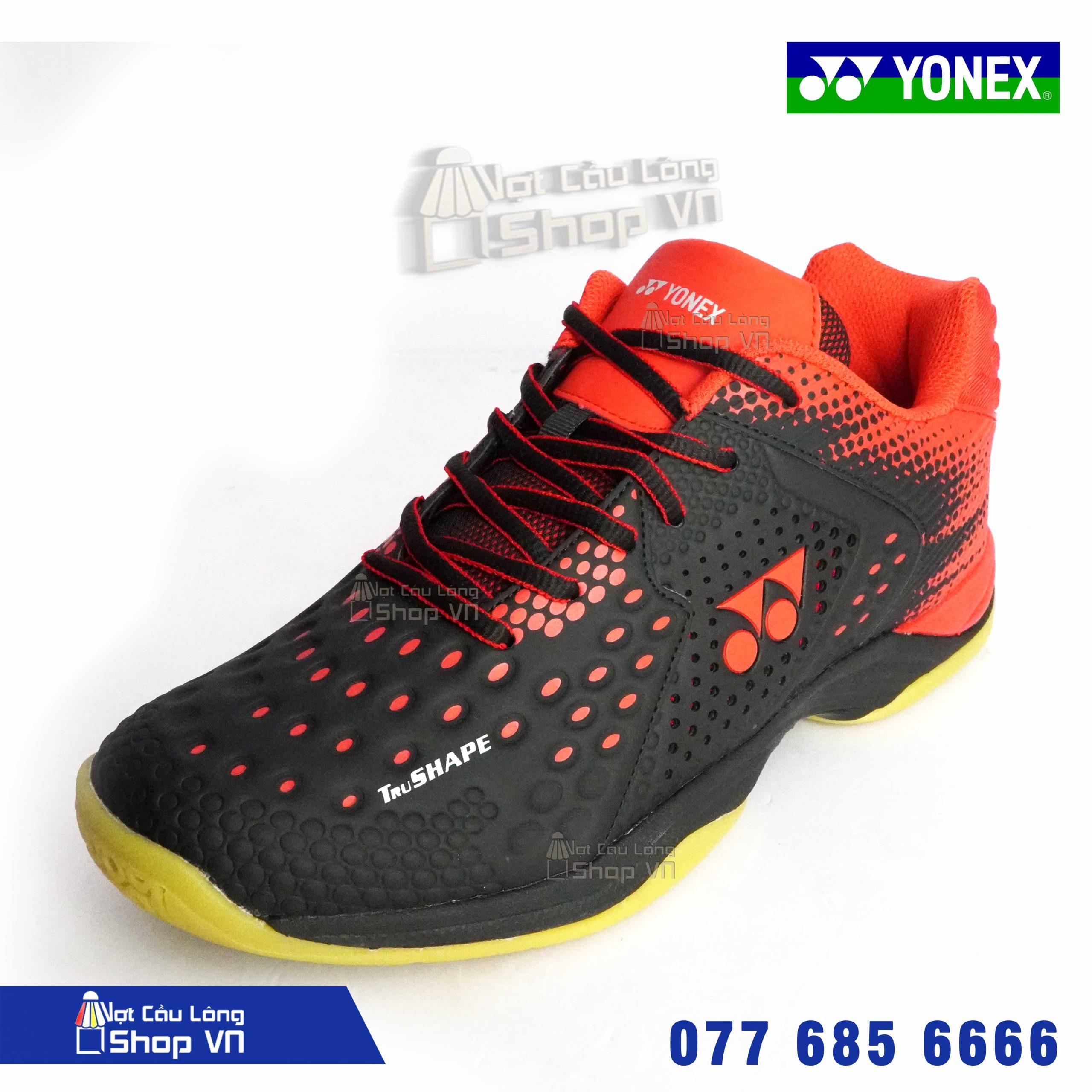 Giày Cầu Lông Yonex Bubble Out Đen/đỏ (bk/rd)