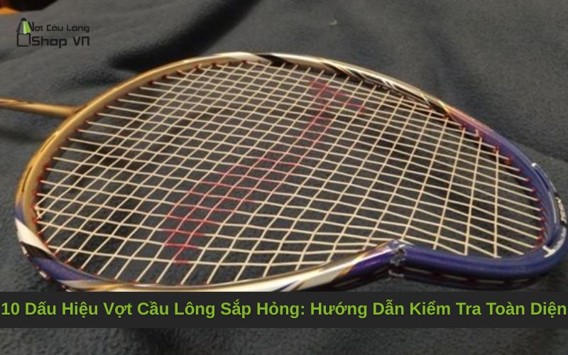 10 Dấu Hiệu Vợt Cầu Lông Sắp Hỏng_ Hướng Dẫn Kiểm Tra Toàn Diện