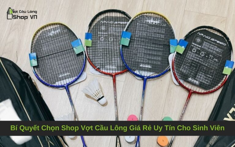 Bí Quyết Chọn Shop Vợt Cầu Lông Giá Rẻ Uy Tín Cho Sinh Viên