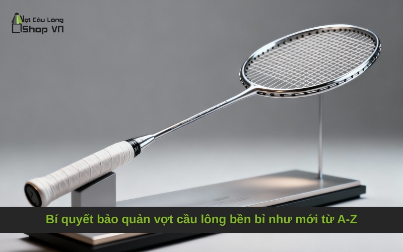 Bí quyết bảo quản vợt cầu lông bền bỉ như mới từ A-Z