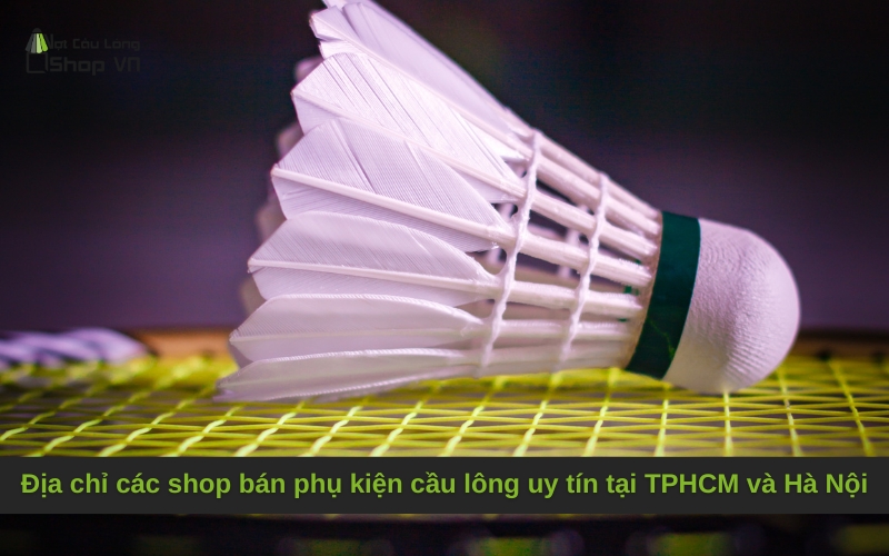 Địa chỉ các shop bán phụ kiện cầu lông uy tín tại TPHCM và Hà Nội
