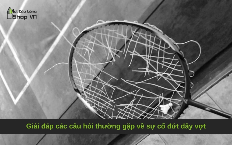 Giải đáp các câu hỏi thường gặp về sự cố đứt dây vợt