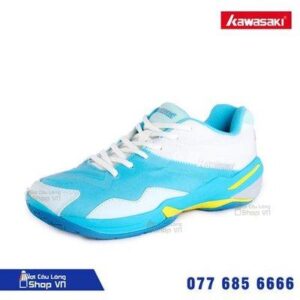 Giày cầu lông Kawasaki K366 trắng xanh