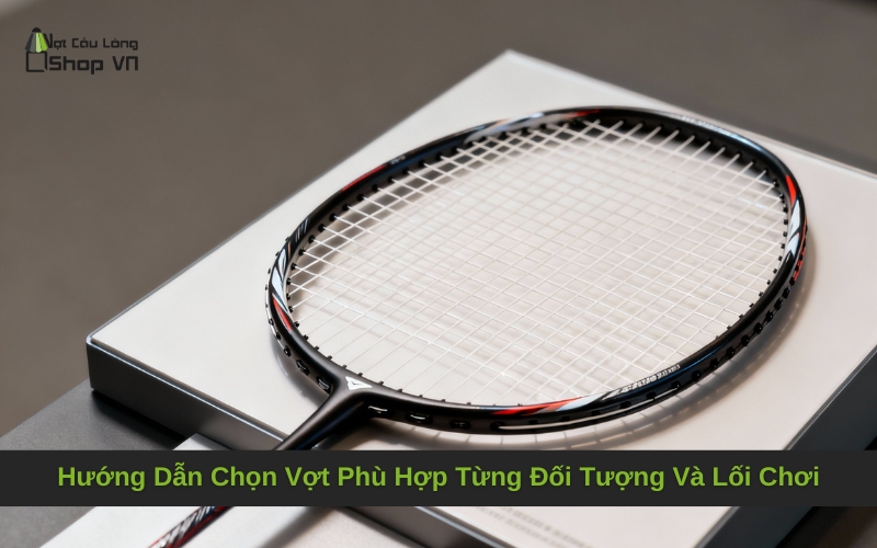Hướng Dẫn Chọn Vợt Phù Hợp Từng Đối Tượng Và Lối Chơi