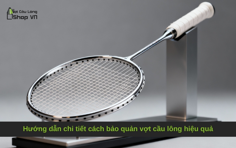 Hướng dẫn chi tiết cách bảo quản vợt cầu lông hiệu quả