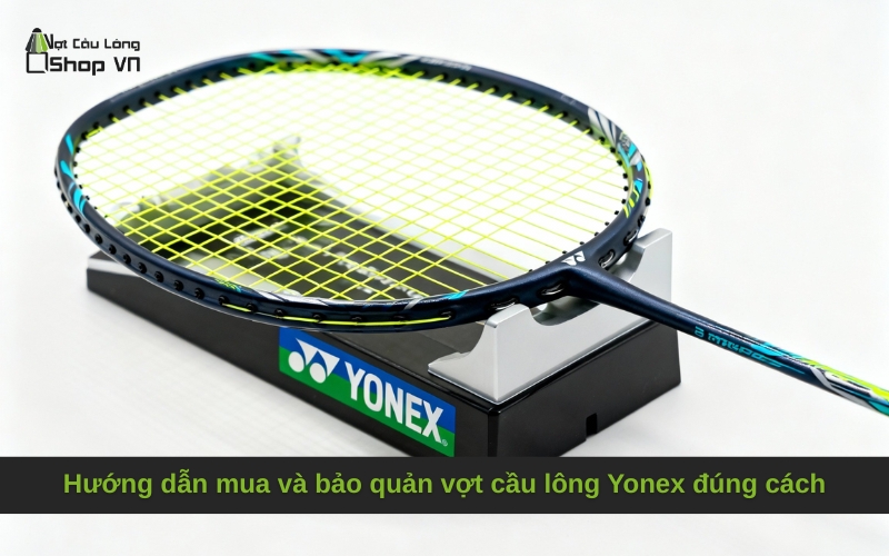 Hướng dẫn mua và bảo quản vợt cầu lông Yonex đúng cách