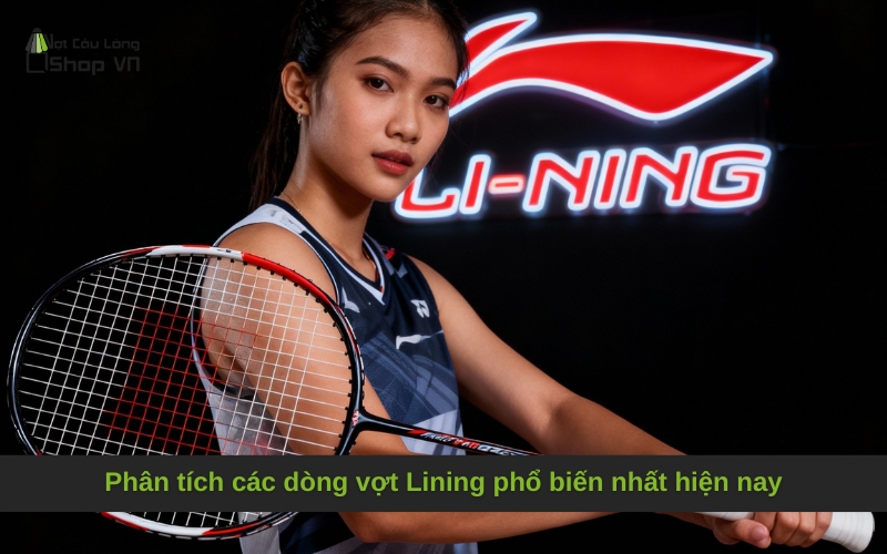 Phân tích các dòng vợt Lining phổ biến nhất hiện nay