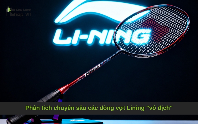 Phân tích chuyên sâu các dòng vợt Lining "vô địch"