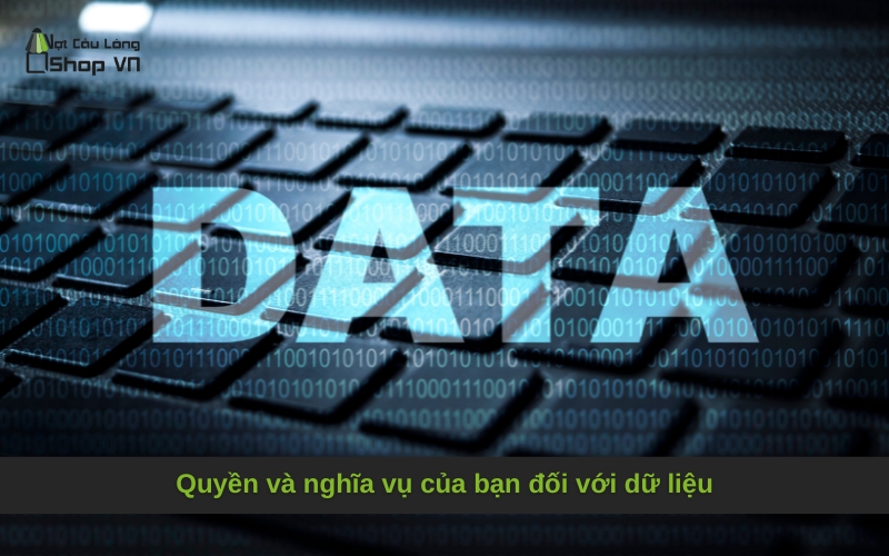 Quyền và nghĩa vụ của bạn đối với dữ liệu