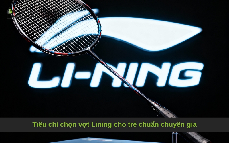 Tiêu chí chọn vợt Lining cho trẻ chuẩn chuyên gia