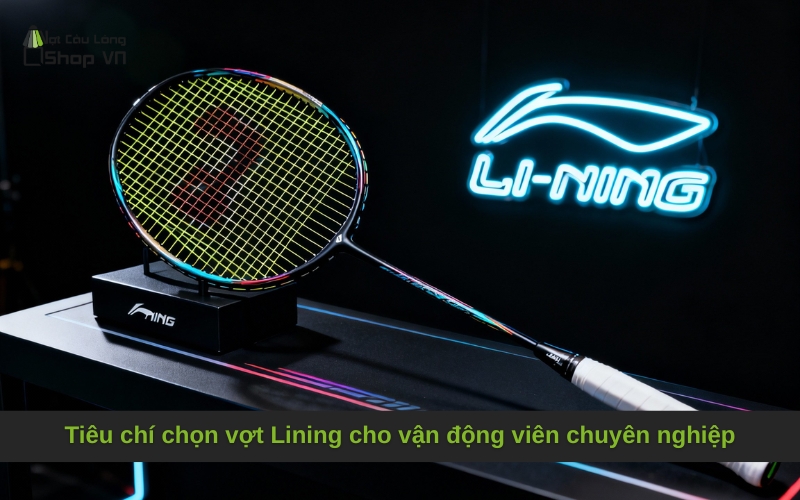 Tiêu chí chọn vợt Lining cho vận động viên chuyên nghiệp