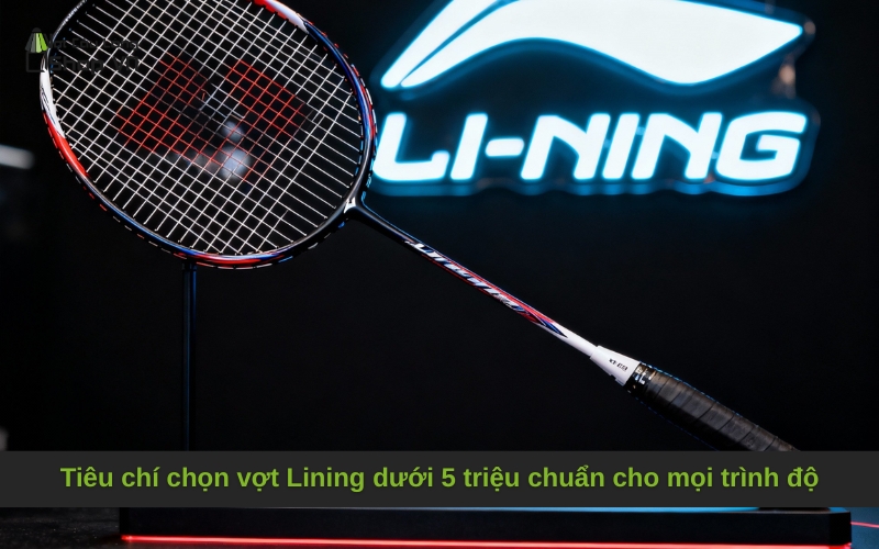 Tiêu chí chọn vợt Lining dưới 5 triệu chuẩn cho mọi trình độ