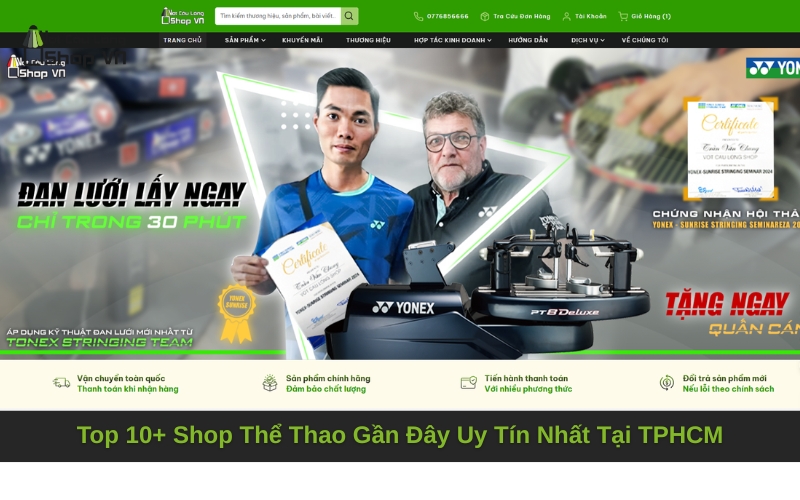 Top 10+ Shop Thể Thao Gần Đây Uy Tín Nhất Tại TPHCM