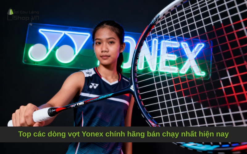 Top các dòng vợt Yonex chính hãng bán chạy nhất hiện nay