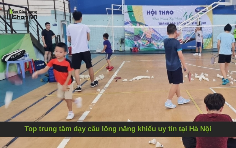 Top trung tâm dạy cầu lông năng khiếu uy tín tại Hà Nội