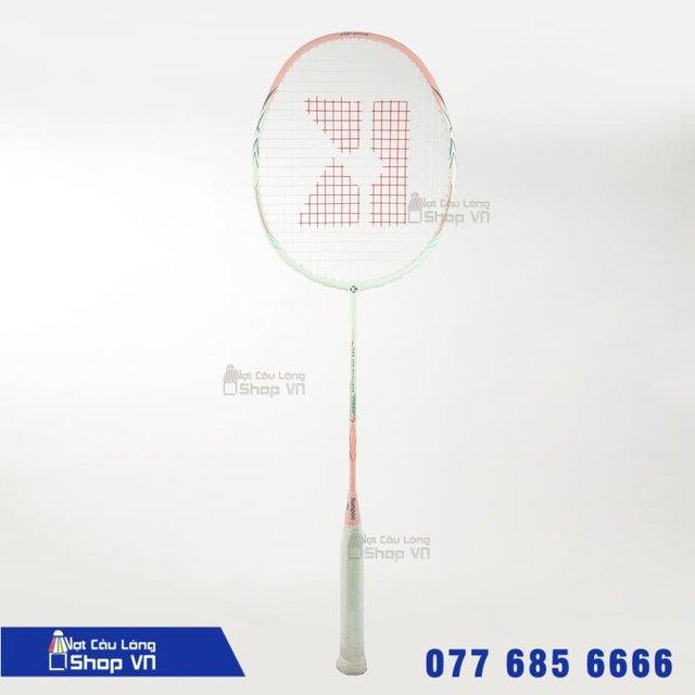 Vợt cầu lông Kumpoo PC-77 Trắng Hồng – Nội địa Trung