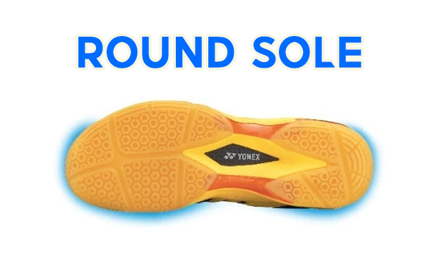 ROUND SOLE hỗ trợ di chuyển nhanh chóng linh hoạt cho các chuyển động liên tục.
