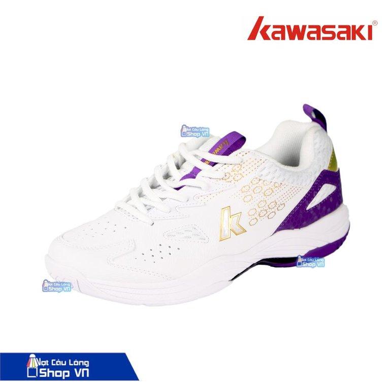 Giày cầu lông Kawasaki A3307 – Trắng tím