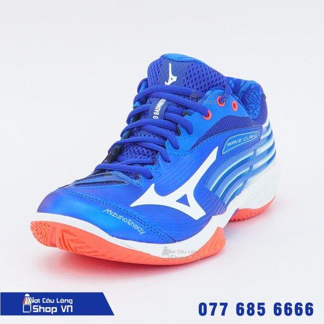 Giày Cầu Lông Mizuno Wave Claw 2 Xanh Đỏ – Nội địa Trung