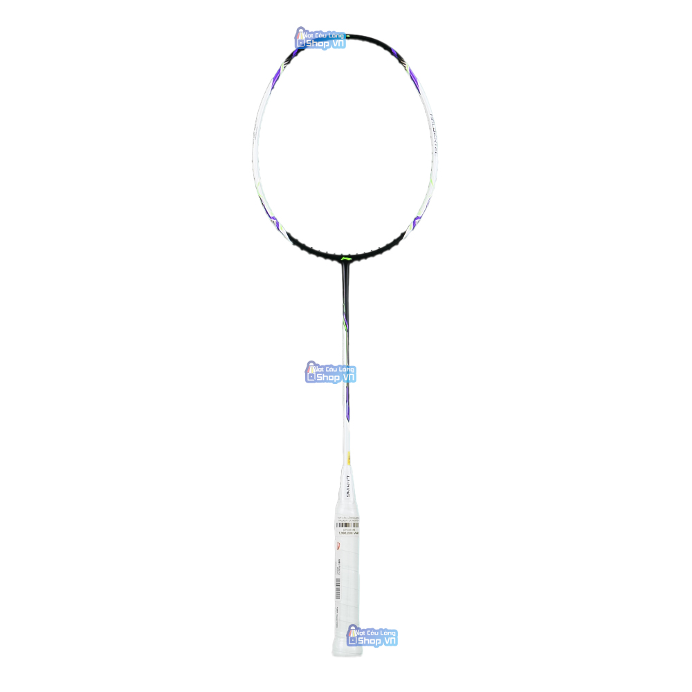 Vợt cầu l&ocirc;ng Lining Halbertec Motor m&agrave;u trắng đen