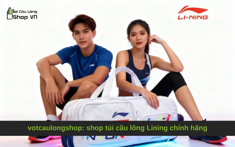 votcaulongshop: shop túi cầu lông Lining chính hãng