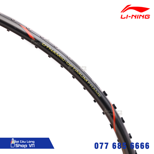 C&ocirc;ng nghệ Dynamin Optimum Frame của vợt Lining 3D Calibar 001 C m&agrave;u đen hiện đại