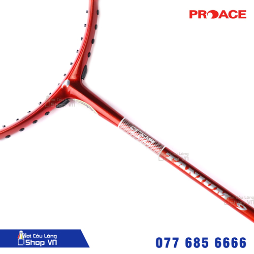 Th&acirc;n vợt của Proace Ti Tanium 9 m&agrave;u đỏ