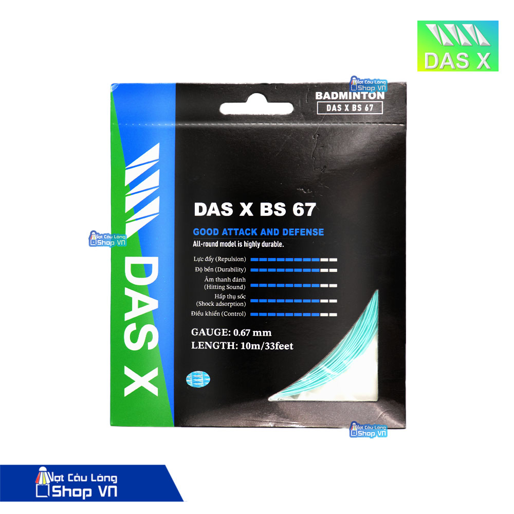 Dây cước căng vợt Das X BS 67