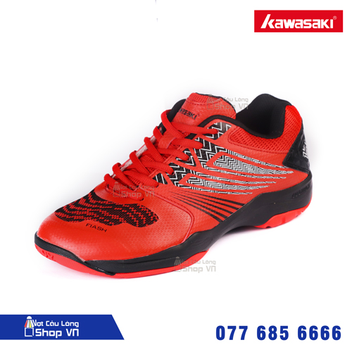 Giày cầu lông Kawasaki K163 đỏ